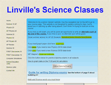 Tablet Screenshot of linville.ca